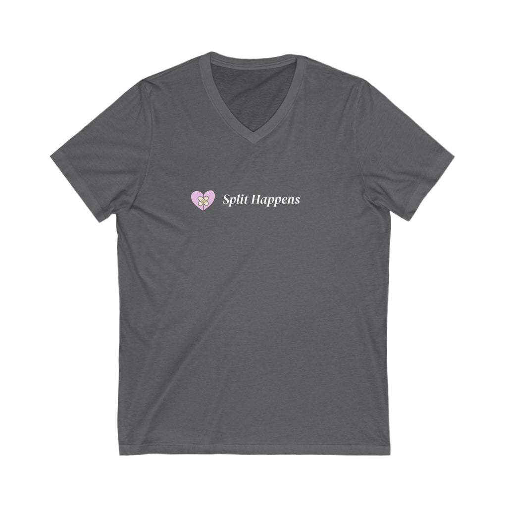 Split Happens V-Neck Tee
