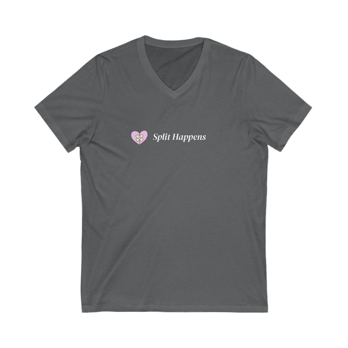 Split Happens V-Neck Tee