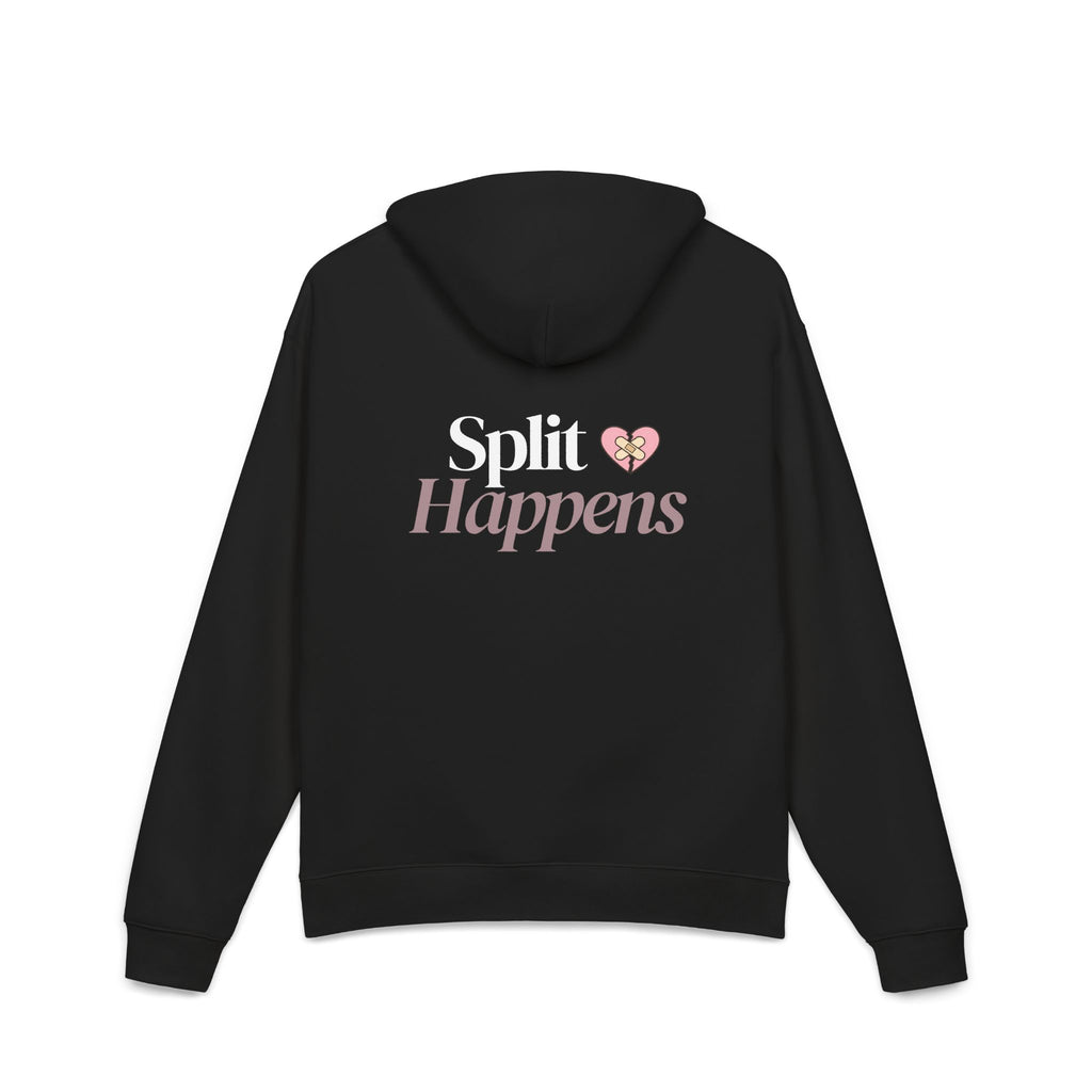 "this is my ex-boyfriend's hoodie" Relaxed Hoodie | Split Happens logo