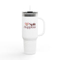 Split Happens 40oz insulated travel mug