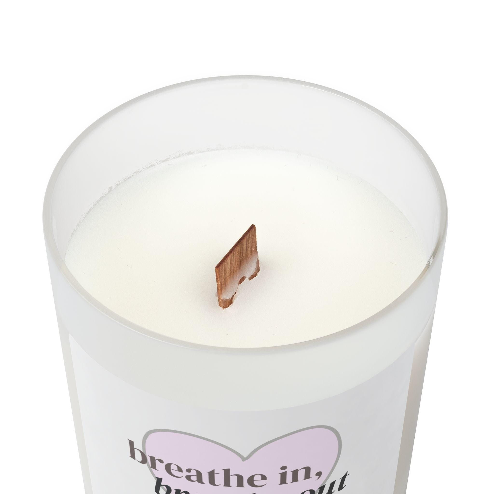 "Breathe in, breathe out" Scented Candle