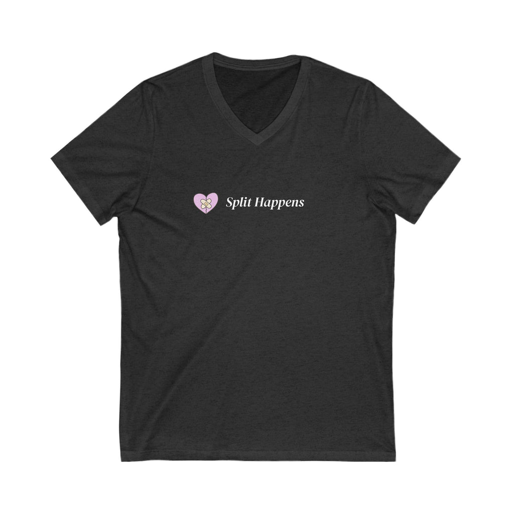 Split Happens V-Neck Tee