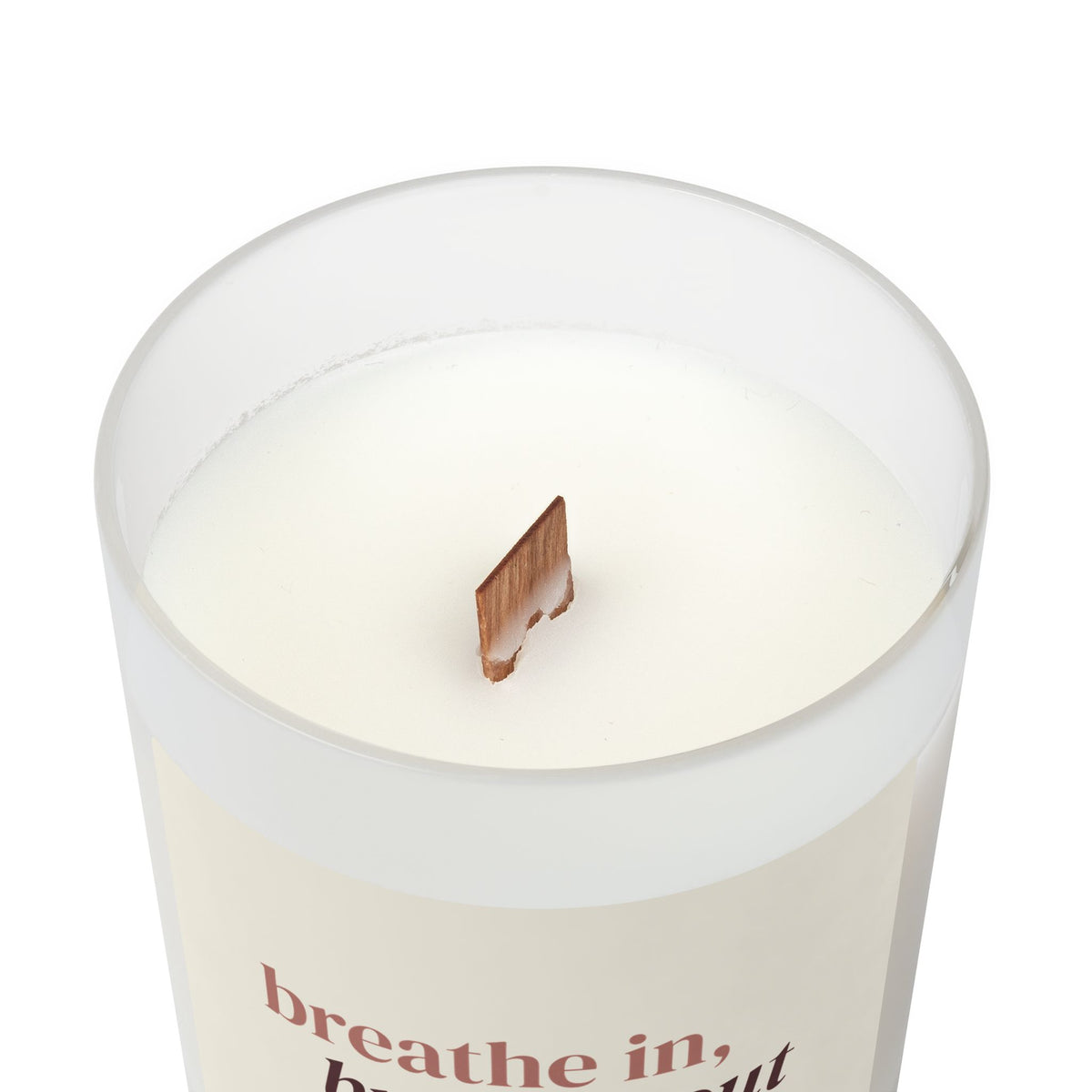Breathe In, Breathe Out Candle