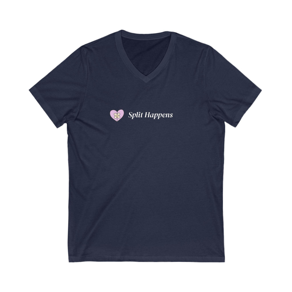 Split Happens V-Neck Tee
