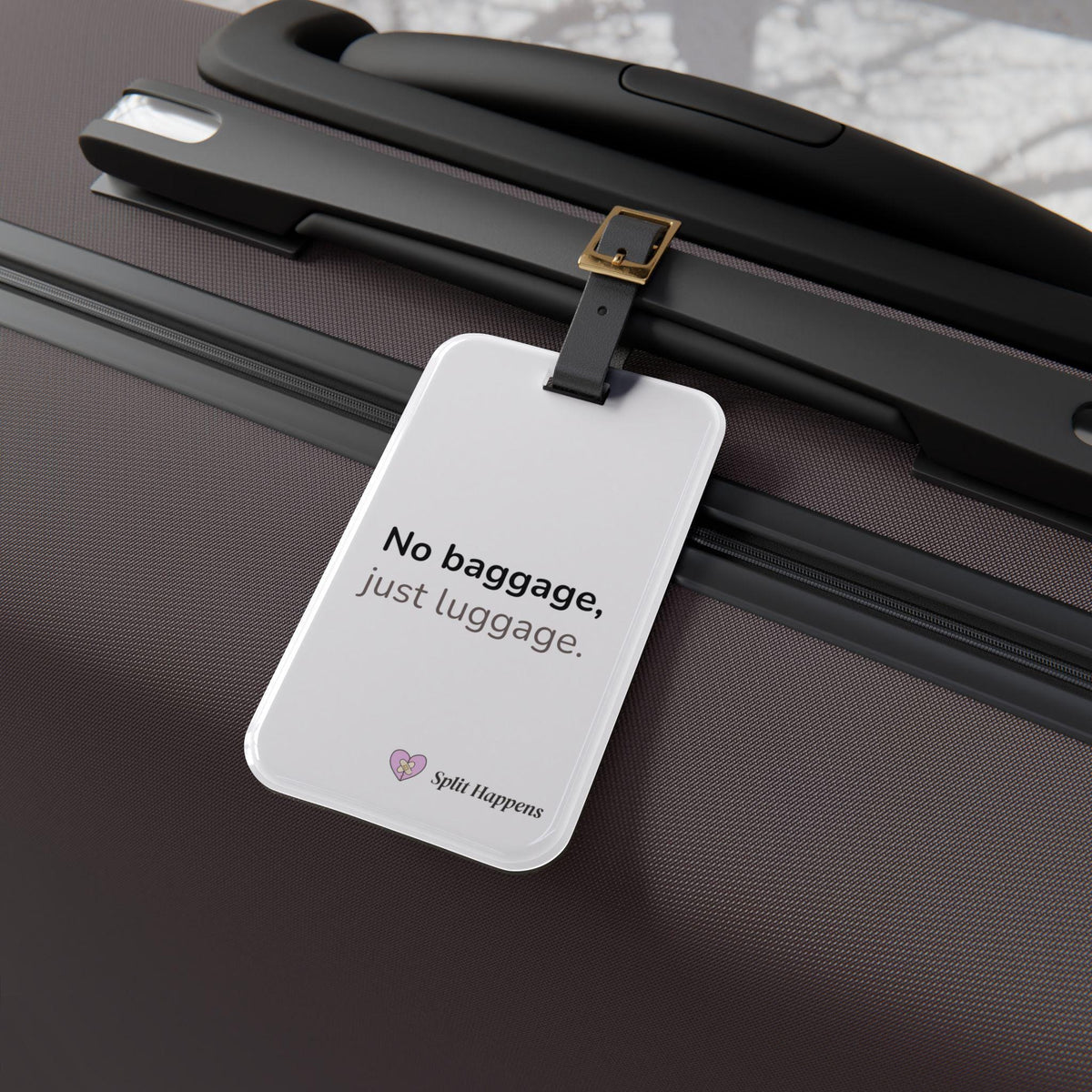 "No Baggage" Luggage Tag