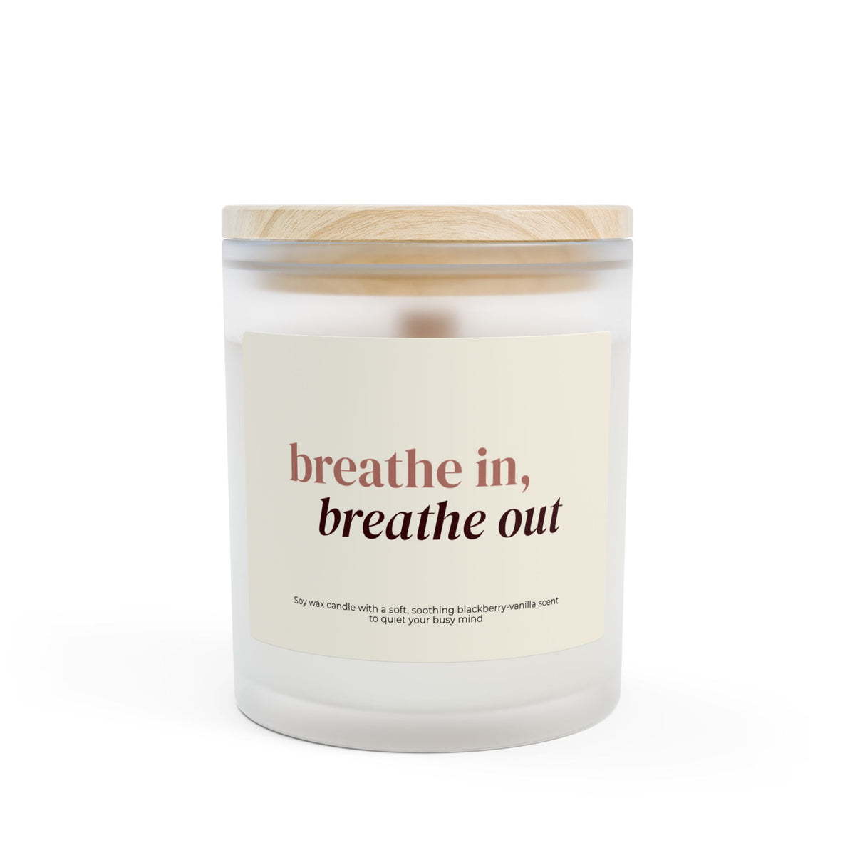 Breathe In, Breathe Out Candle