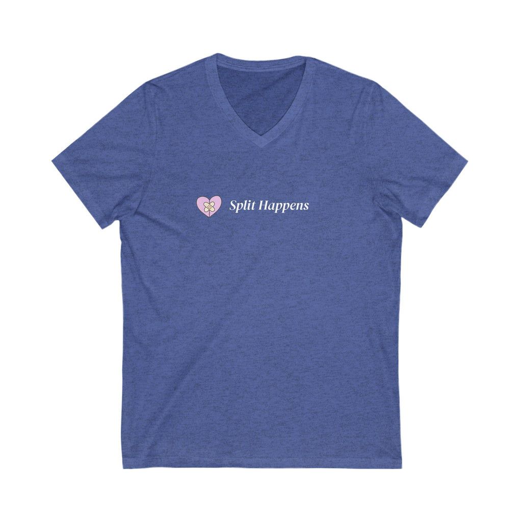 Split Happens V-Neck Tee