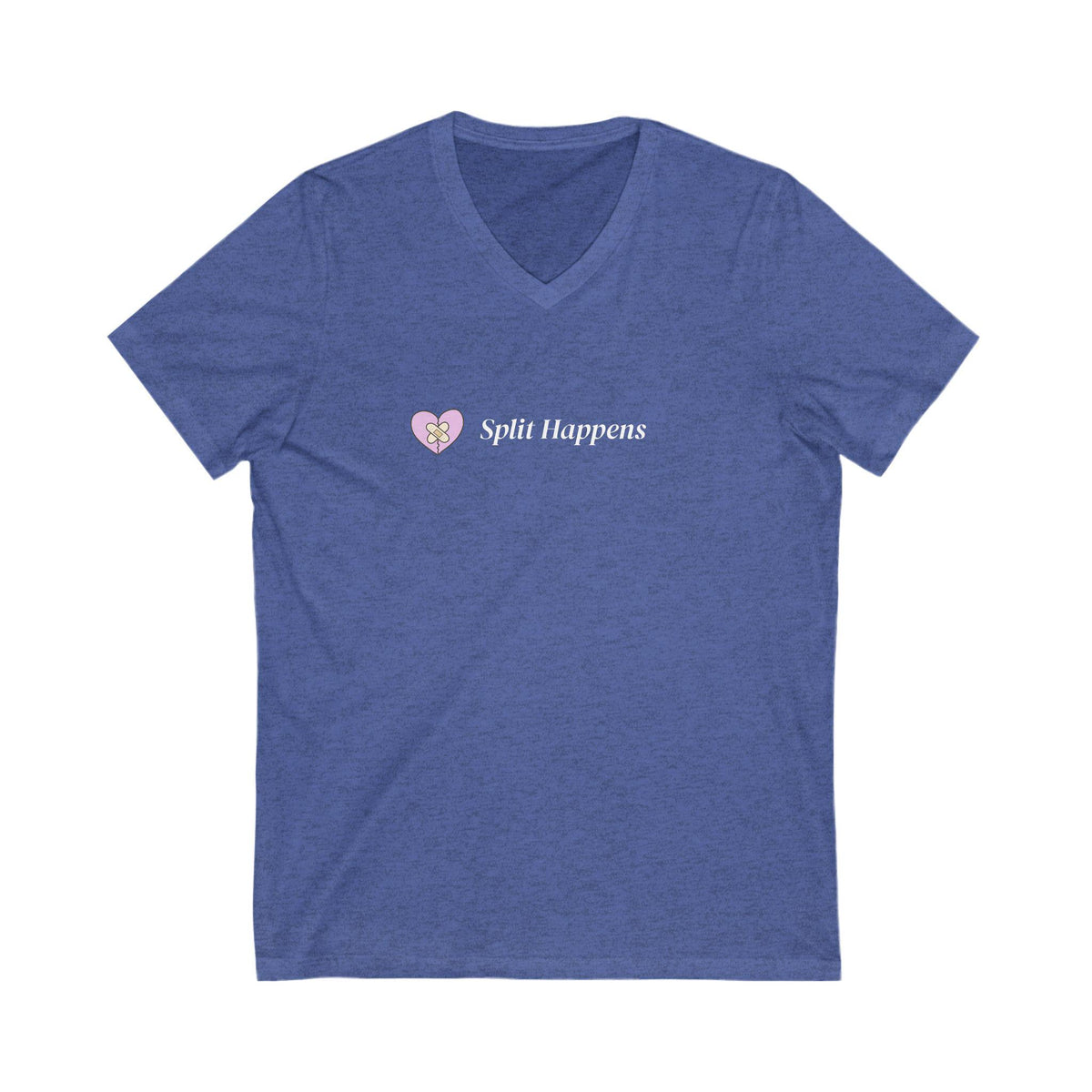 Split Happens V-Neck Tee