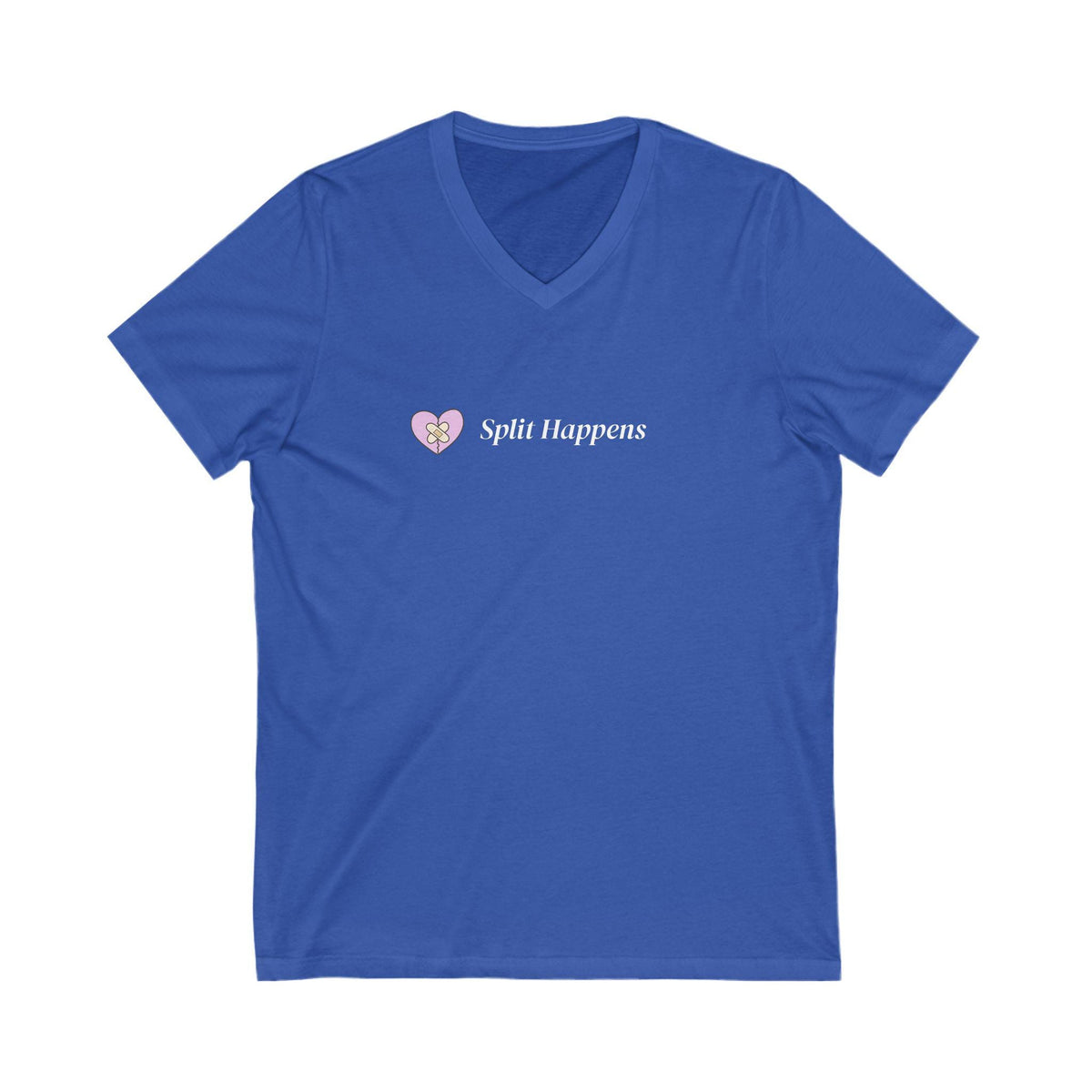 Split Happens V-Neck Tee