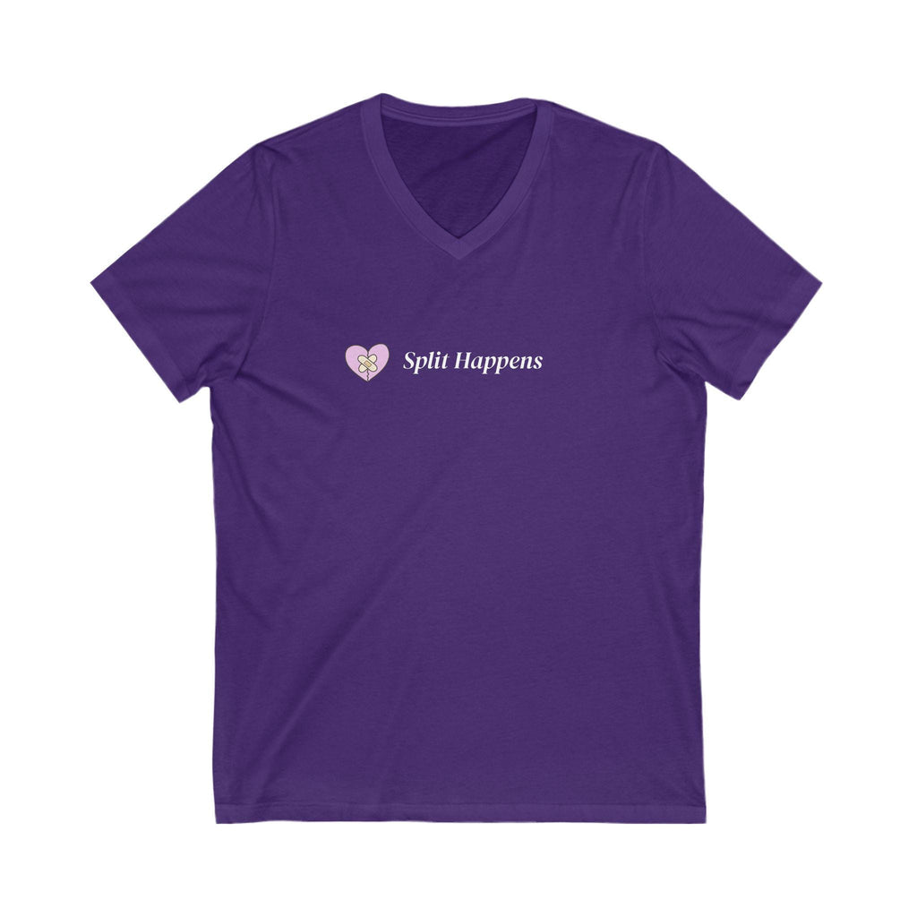 Split Happens V-Neck Tee