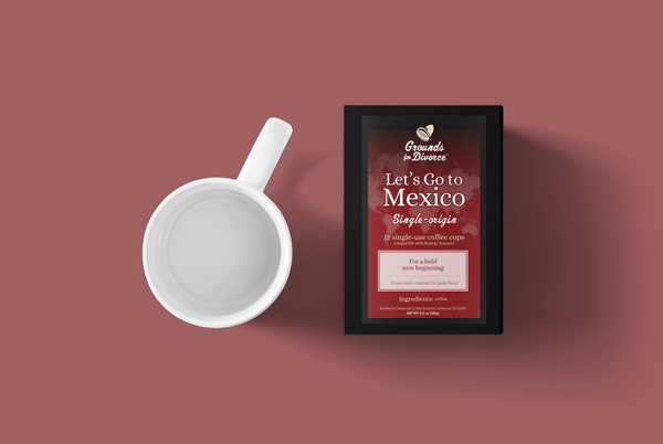 Let's Go to Mexico single-use coffee cups