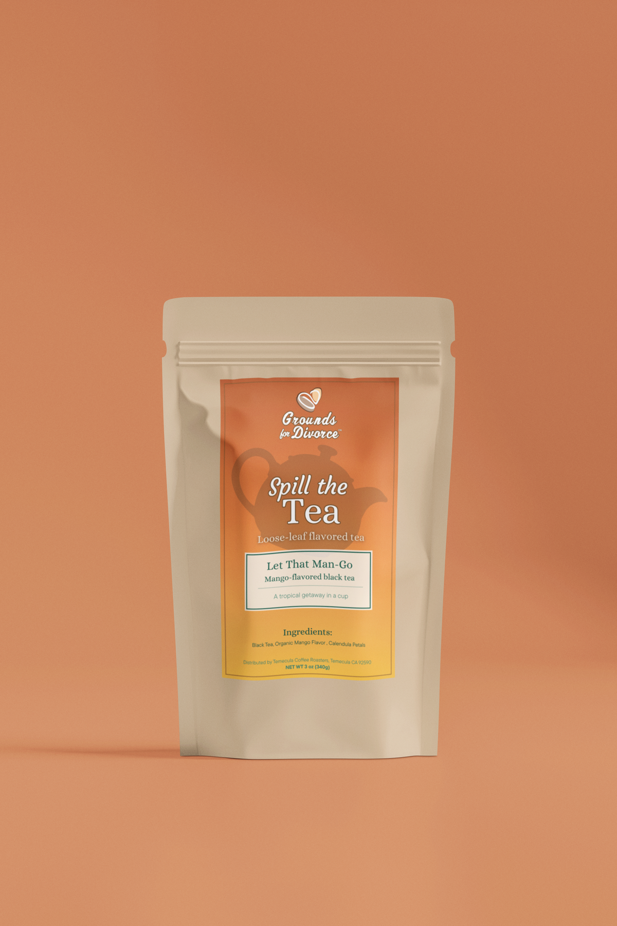 Let That Man-Go black tea - 3oz