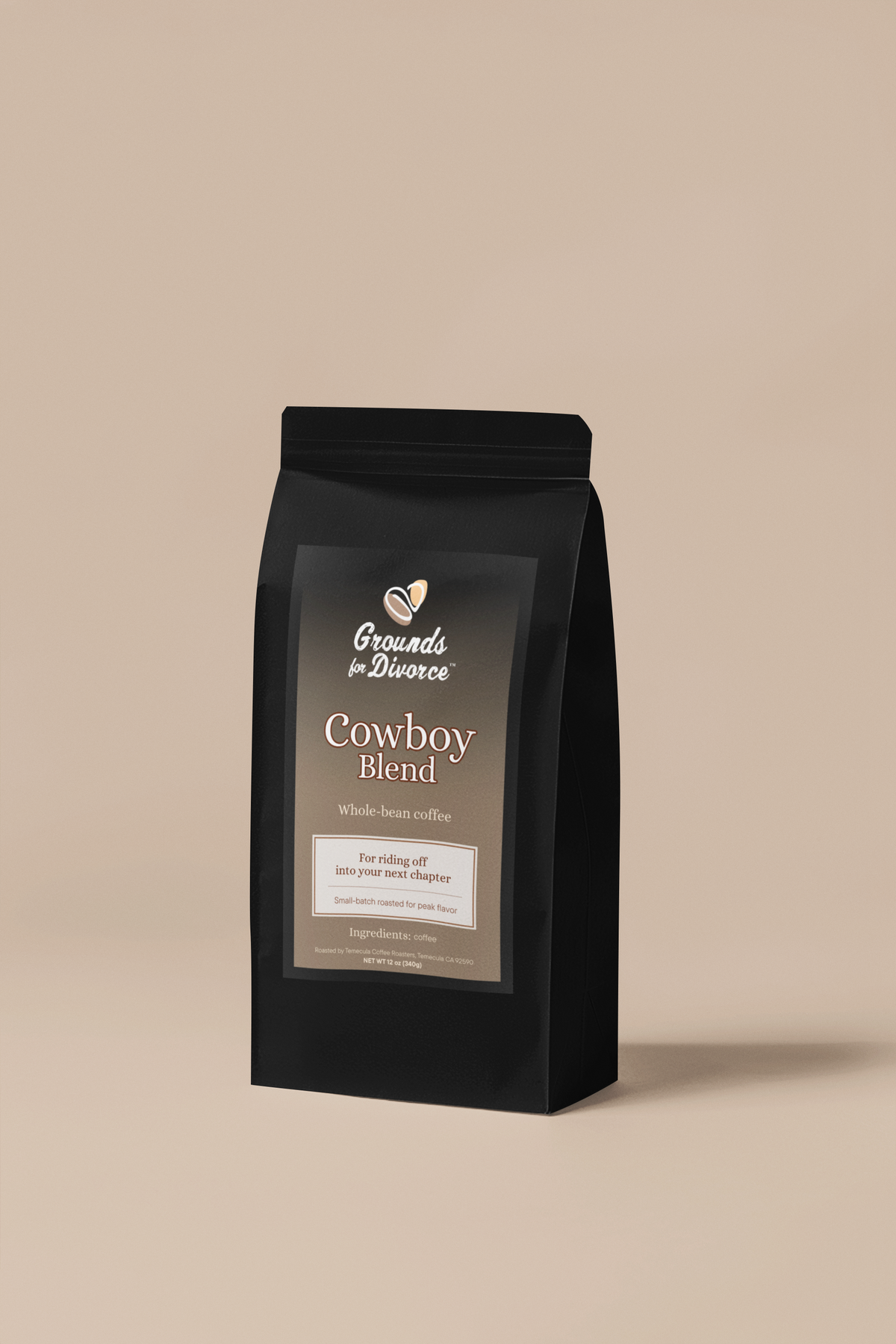 Cowboy blend whole bean coffee - 12oz