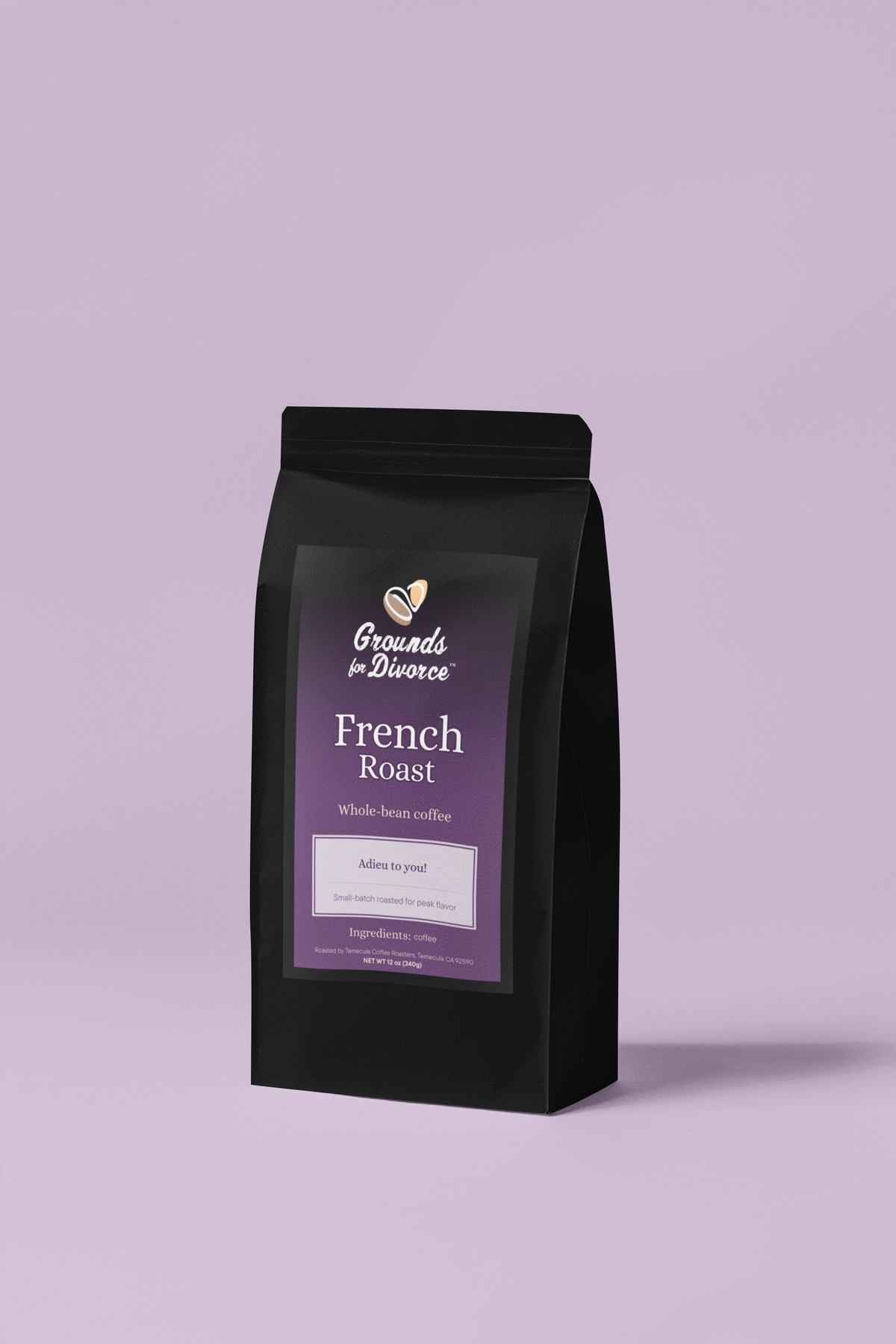 French roast whole bean coffee - 12oz